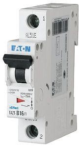  Выключатель автоматический модульный 1п C 10А 25кА FAZT-C10/1 EATON 240803 