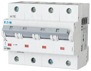  Выключатель автоматический модульный 4п B 80А 20кА PLHT-B80/4 EATON 248082 