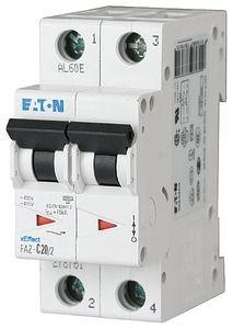  Выключатель автоматический модульный 2п C 5А 15кА FAZ-C5/2 EATON 278753 