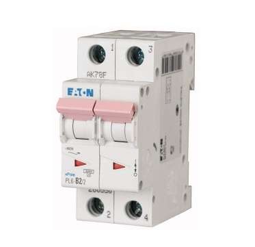  Выключатель автоматический модульный 2п C 5А 6кА PL6-C5/2 EATON 164823 