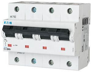  Выключатель автоматический модульный 4п B 40А 25кА PLHT-B40/4 EATON 248079 