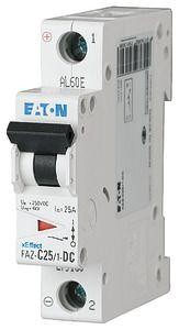  Выключатель автоматический модульный 1п C 40А 10кА FAZ-C40/1-DC EATON 279132 