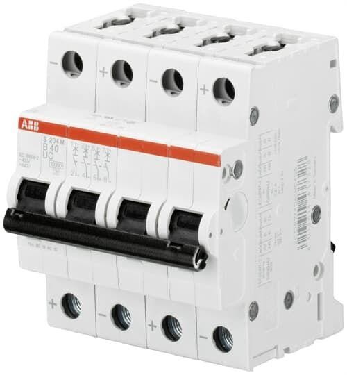  Выключатель автоматический модульный 4п C 3А 10кА S204M C3UC ABB 2CDS274061R0034 