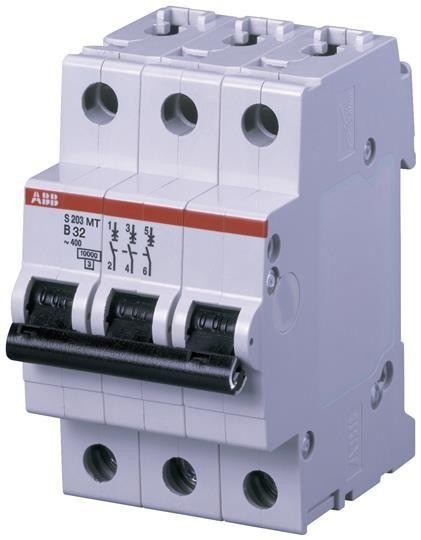  Выключатель автоматический модульный 3п K 10А 10кА S203MT-K10 ABB 2CDS273006R0427 