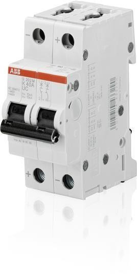  Выключатель автоматический модульный 2п K 40А 10кА S202M K40UC ABB 2CDS272061R0557 