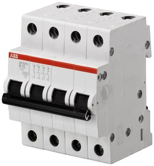  Выключатель автоматический модульный 4п B 40А 4.5кА SH204L B40 ABB 2CDS244001R0405 