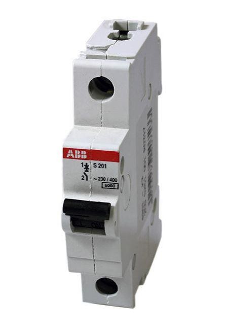 Выключатель автоматический модульный 1п B 100А 6кА S201 B100 ABB 2CDS251001R0825 