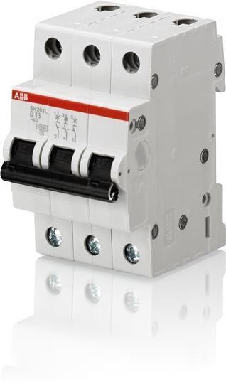  Выключатель автоматический модульный 3п B 40А 4.5кА SH203L B40 ABB 2CDS243001R0405 