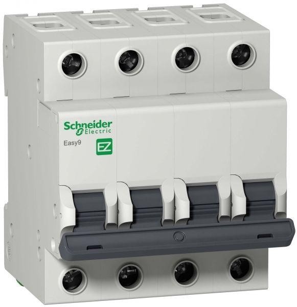 Выключатель автоматический модульный 4п C 10А 4.5кА EASY9 =S= SchE EZ9F34410 