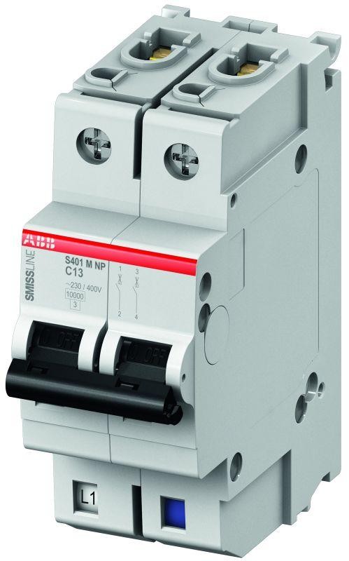  Выключатель автоматический модульный 1п B 20А 6кА S401M-B20NP ABB 2CCS571103R8205 