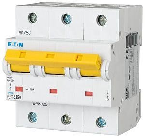  Выключатель автоматический модульный 3п C 25А 25кА PLHT-C25/3 EATON 248034 