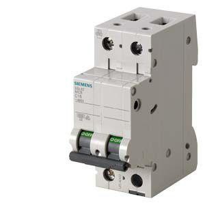  Выключатель автоматический модульный 2п C 10А 6кА Siemens 5SL62107 