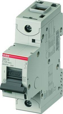  Выключатель автоматический модульный 1п C 8А 50кА S801S C8 ABB 2CCS861001R0084 