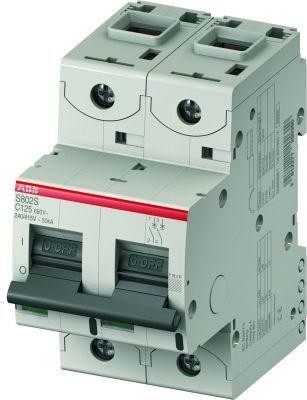  Выключатель автоматический модульный 2п C 80А 50кА S802S C80 ABB 2CCS862001R0804 