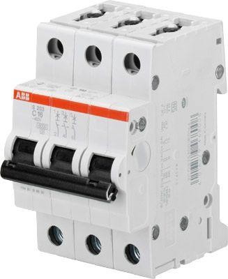  Выключатель автоматический модульный 3п C 8А 10кА S203M C8 ABB 2CDS273001R0084 