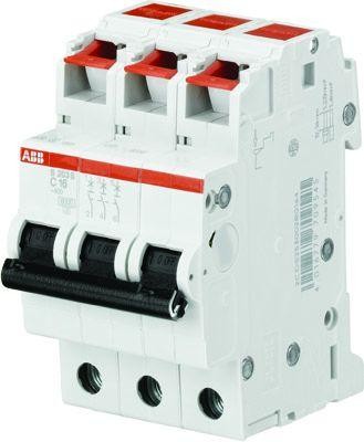  Выключатель автоматический модульный 3п C 16А 6кА S203S-C16 ABB 2CDS253002R0164 