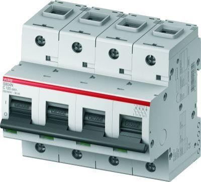  Выключатель автоматический модульный 4п C 40А 6кА S804N C40 ABB 2CCS894001R0404 