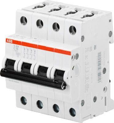  Выключатель автоматический модульный 4п C 40А 6кА S204 C40 ABB 2CDS254001R0404 