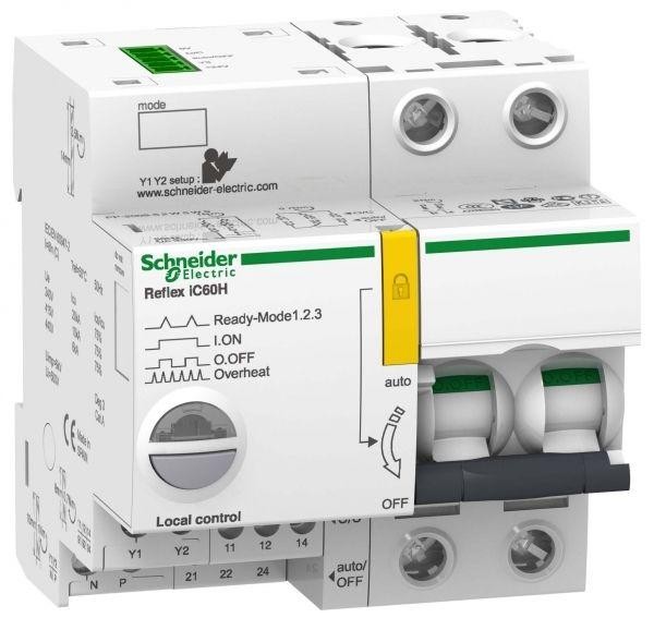  Выключатель автоматический модульный 2п B 25А iC60H REFLEX Ti24 SchE A9C64225 