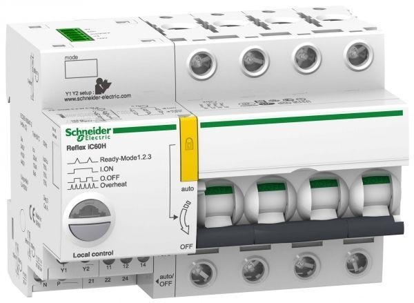  Выключатель автоматический модульный 4п B 25А iC60H REFLEX Ti24 SchE A9C64425 
