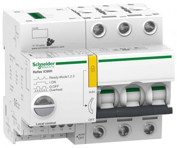  Выключатель автоматический модульный 3п C 16А iC60H REFLEX Ti24 SchE A9C65316 