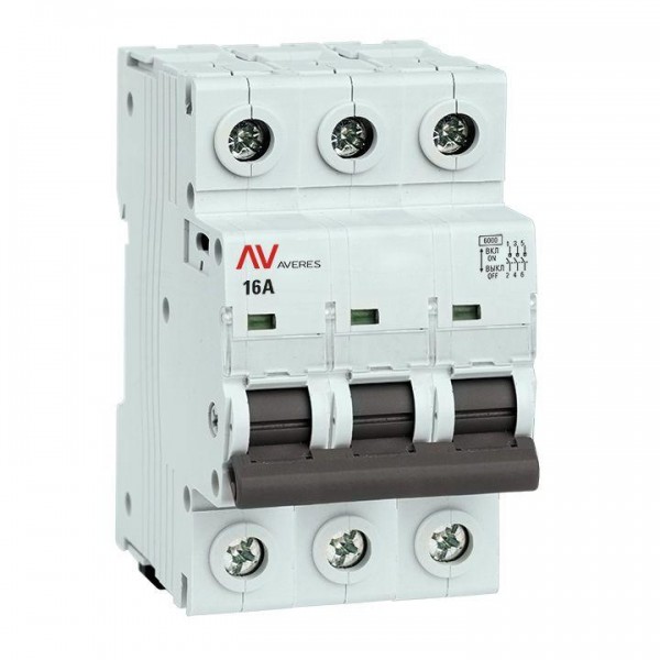  Выключатель нагрузки 3п 16A AVN AVERES EKF avn-3-16-av 