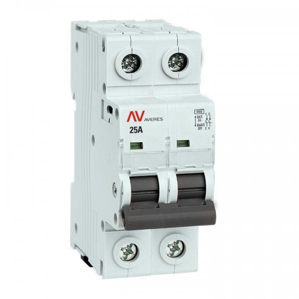  Выключатель нагрузки 2п 25A AVN AVERES EKF avn-2-25-av 