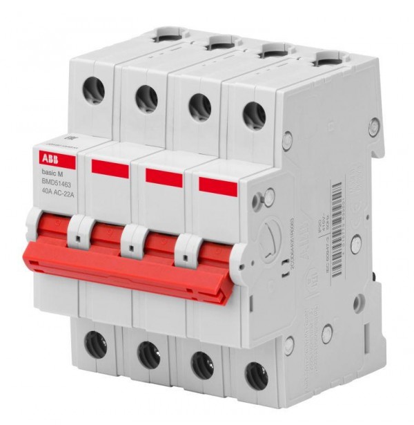  Выключатель нагрузки мод. 4п 50А Basic M BMD51450 ABB 2CDD644051R0050 