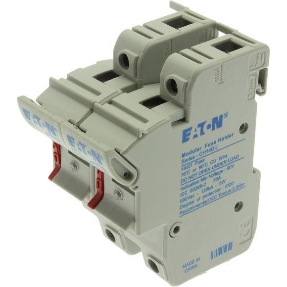  Держатель-разъединитель 14х51 2п индикация EATON CH142DIU 
