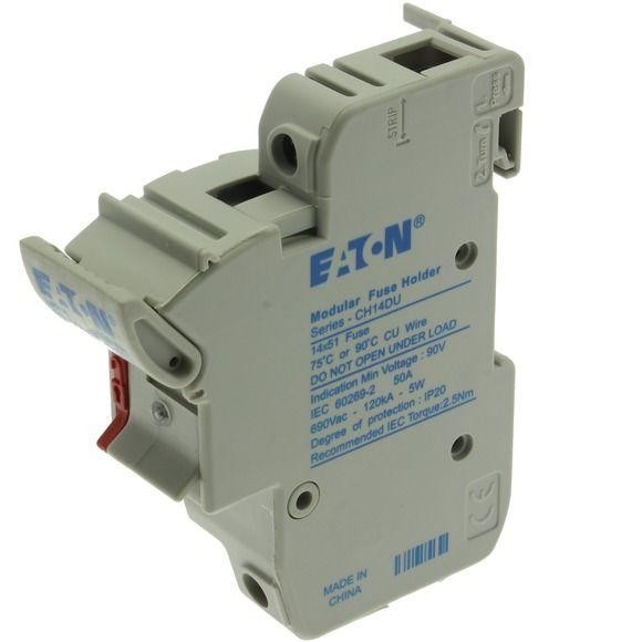  Держатель-разъединитель 14х51 1п индикация EATON CH141DIU 