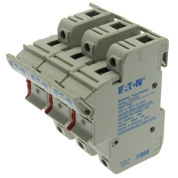  Держатель-разъединитель 14х51 3п индикация EATON CH143DIU 