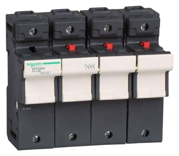  Разъединитель-предохранитель 125А 3P+N 22х58 SchE DF223NC 