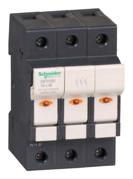  Разъединитель-предохранитель 3п 32А 10Х38 SchE DF103V 