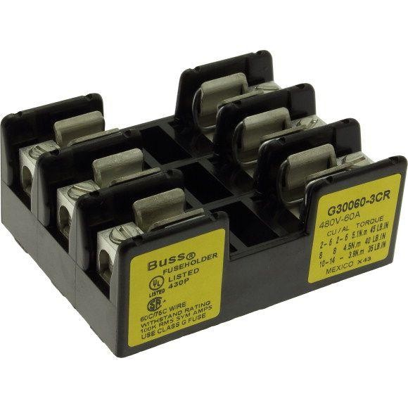  Блок-держатель для предохранителей класса G 3П EATON G30060-3CR 