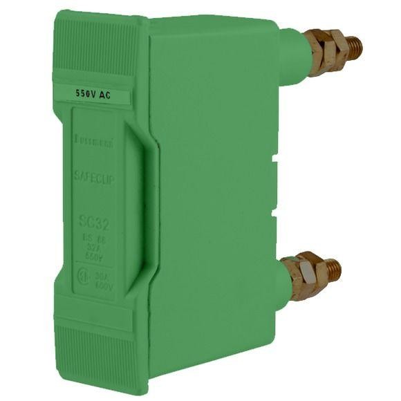  Подключение заднее SAFECLIP 32А зел. EATON SC32PGN 