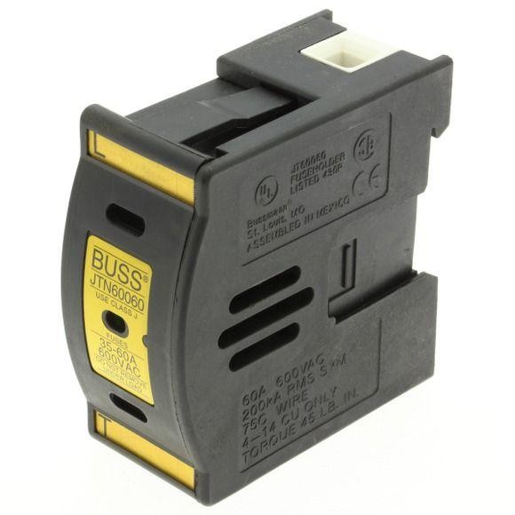  Блок-держатель класс J 600В 60А IP20 EATON JTN60060 