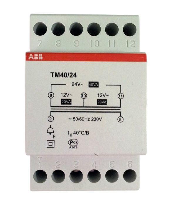  Трансформатор звонковый TM40/24 ABB 2CSM228785R0802 
