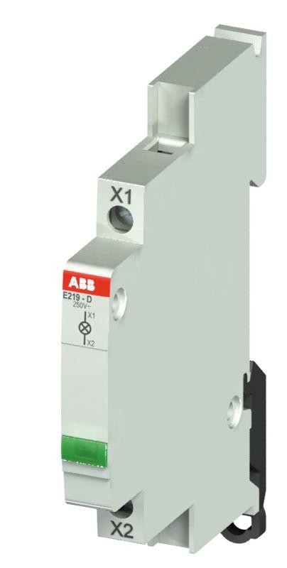  Лампа индикаторная 115-250В AC E219-D зел. ABB 2CCA703402R0001 