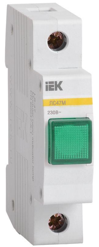  Лампа сигнальная ЛС-47М зел. IEK MLS20-230-K06 