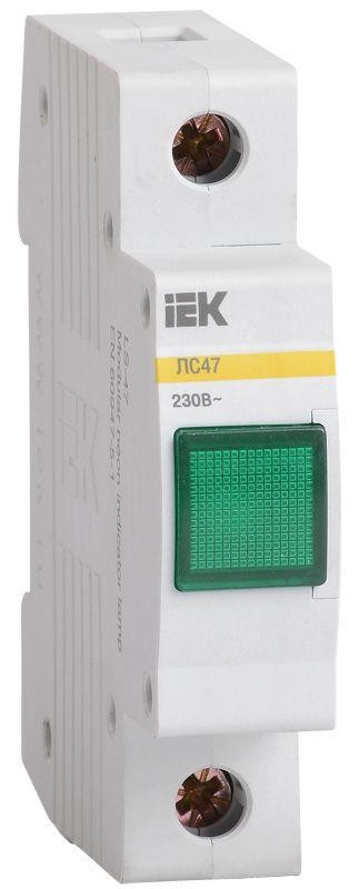  Лампа сигнальная ЛС-47 зел. IEK MLS10-230-K06 
