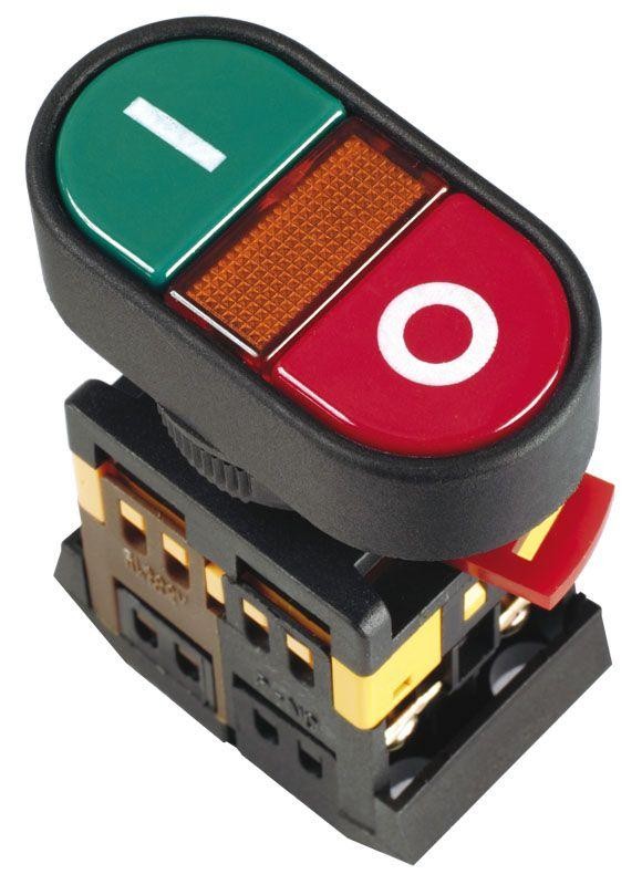  Кнопка APBB-22N "I-0" 1з+1р ИЭК BBD10-APBB-K51 