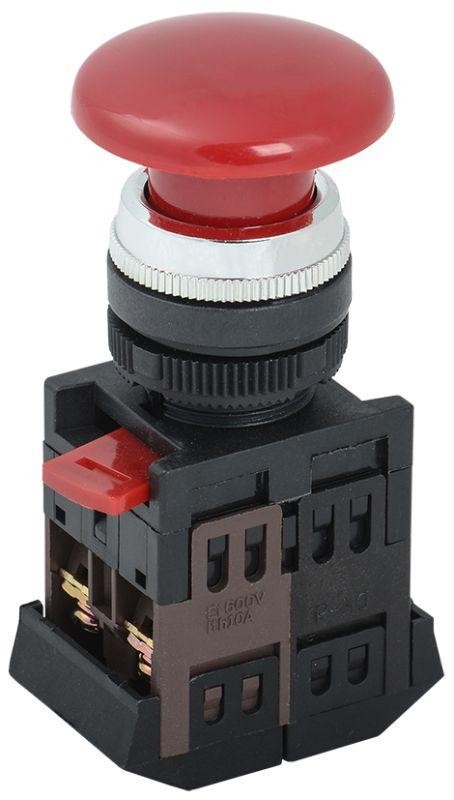  Кнопка AEA-22 "Грибок" красн. 1з+1р ИЭК BBG30-AEA-K04 