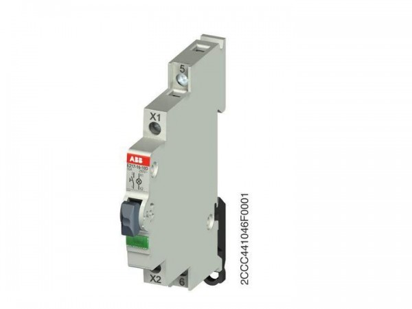 Выключатель кнопочный подсвет. E217-16-10D48 зел. ABB 2CCA703172R0001 
