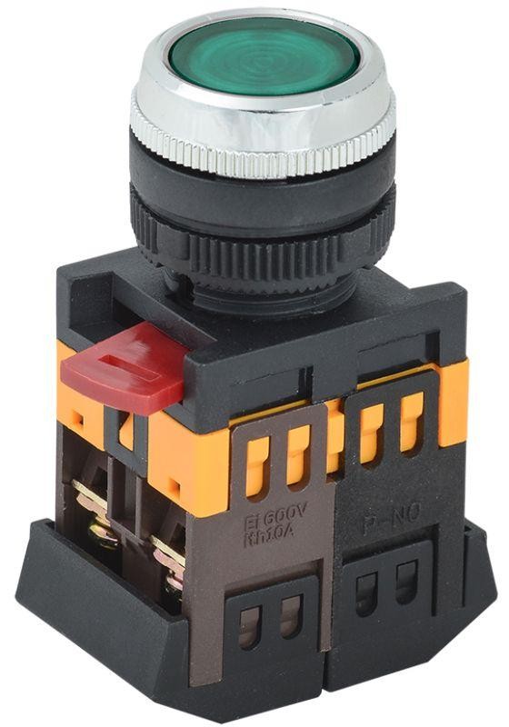  Кнопка ABLFS-22 зел. 1з+1р IEK BBT30-ABLFS-K06 