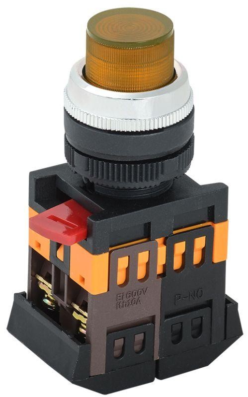  Кнопка ABLFP-22 желт. 1з+1р IEK BBT20-ABLFP-K05 