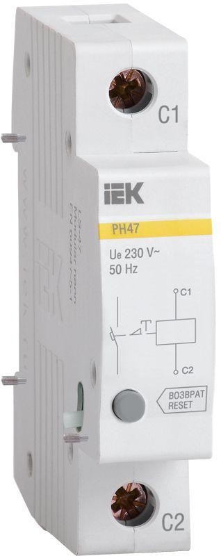  Расцепитель независимый РН47 на DIN-рейку IEK MVA01D-RN 