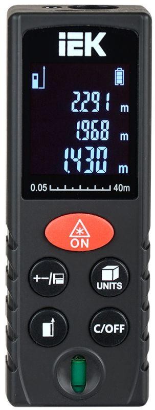  Дальномер лазерный DM40 Professional ИЭК TIR21-3-040 