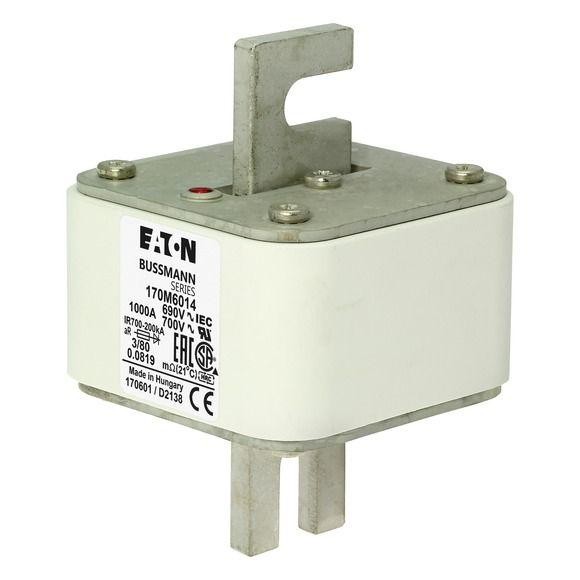  Предохранитель быстрый 1000А 690В 3/80 AR UC EATON 170M6014 