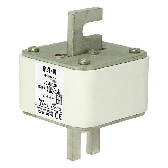  Предохранитель быстрый 1800А 600В 3/80 AR UR EATON 170M6020 