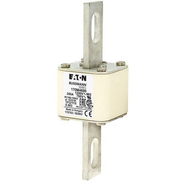  Предохранитель быстрый 250А 1250В 1FU/115 AR CU EATON 170M4690 